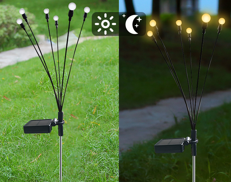 Solar Garden Lights-Starburst Swaying Light- SHIPPING