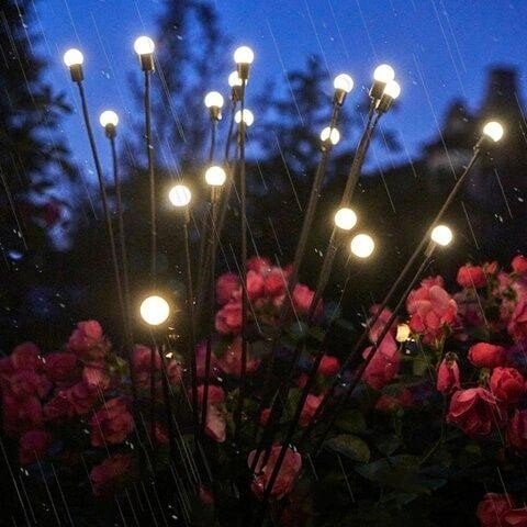 Solar Garden Lights-Starburst Swaying Light- SHIPPING