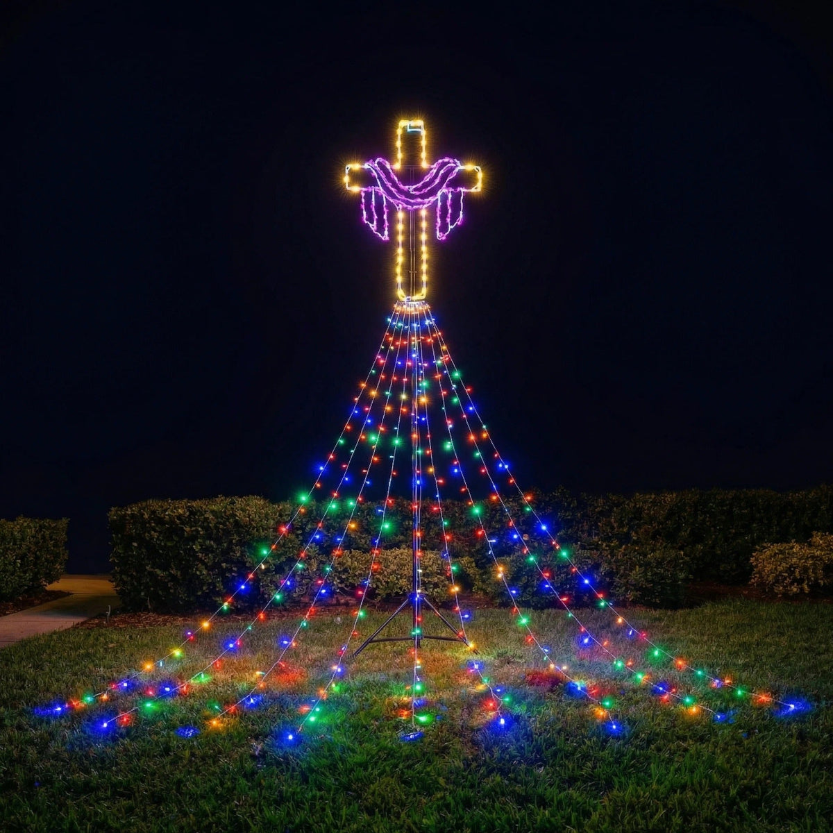 12 FT Easter Waterfall String Lights