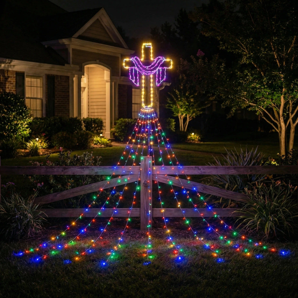 12 FT Easter Waterfall String Lights